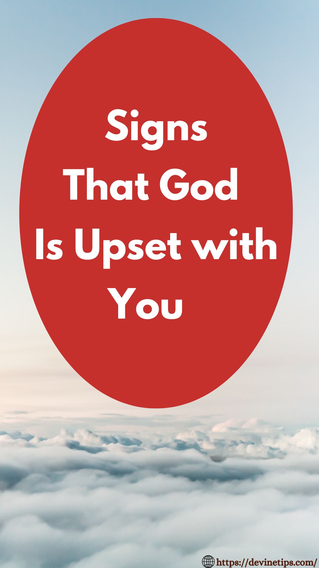 Signs that God is upset with you